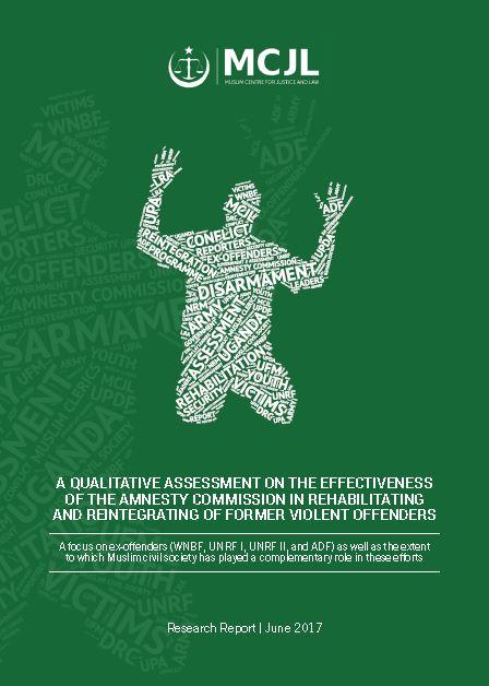 Book Cover: A Qualitative Assessment on the Effectiveness of the Amnesty Commission in Rehabilitating and Reintegrating of Former Violent Offenders